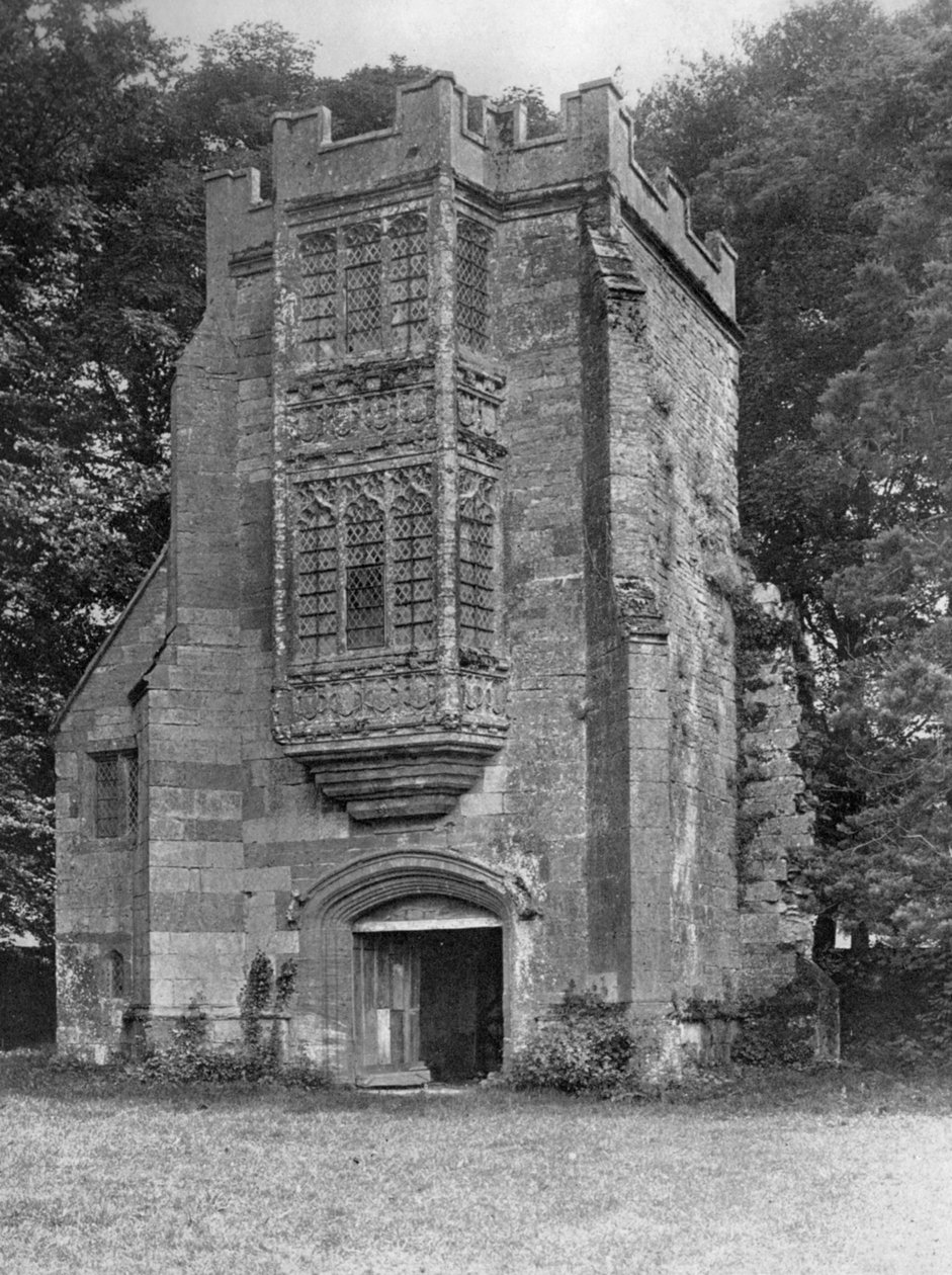 Brama opactwa, Cerne Abbas, Dorset, 1924-1926. autorstwa E. Bastard