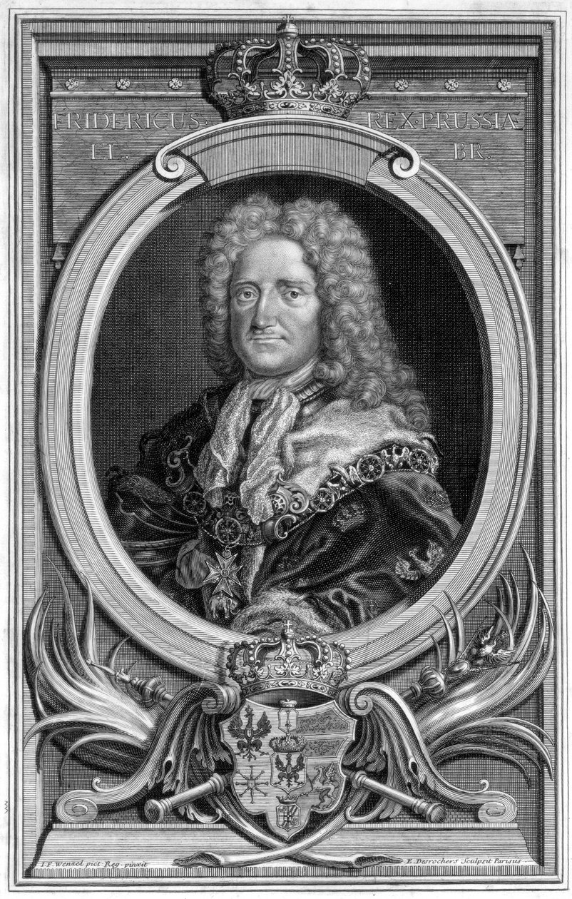 Fryderyk Wielki, król Prus. autorstwa E. Besrochers