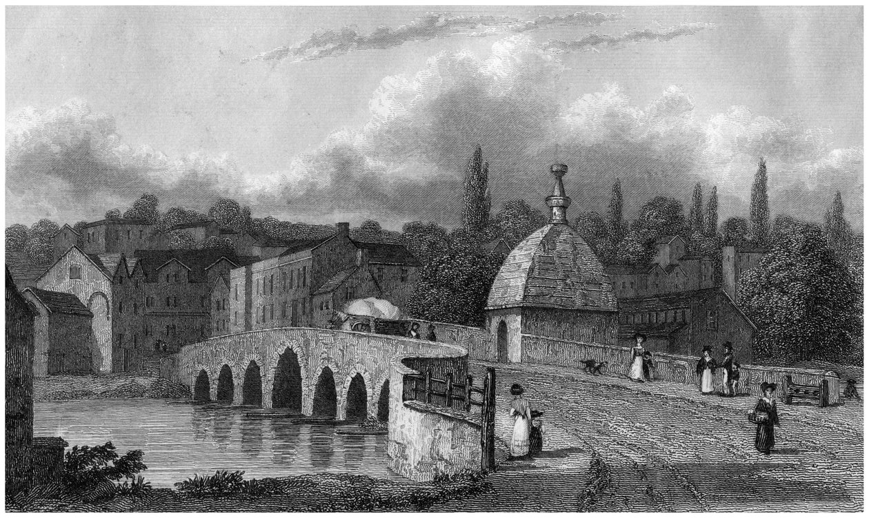 Bradford on Avon, Wiltshire, XIX wiek autorstwa E Francis