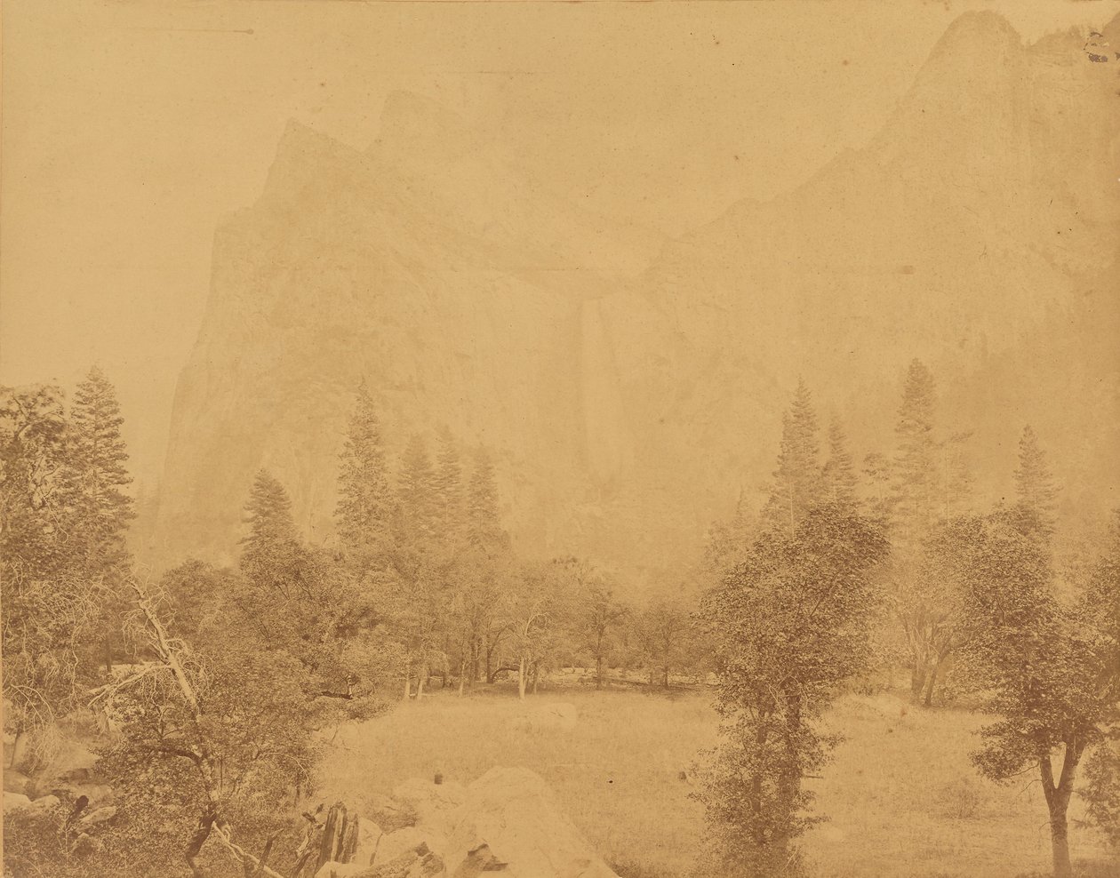 Pohona. Dolina Yosemite. autorstwa Eadweard J. Muybridge