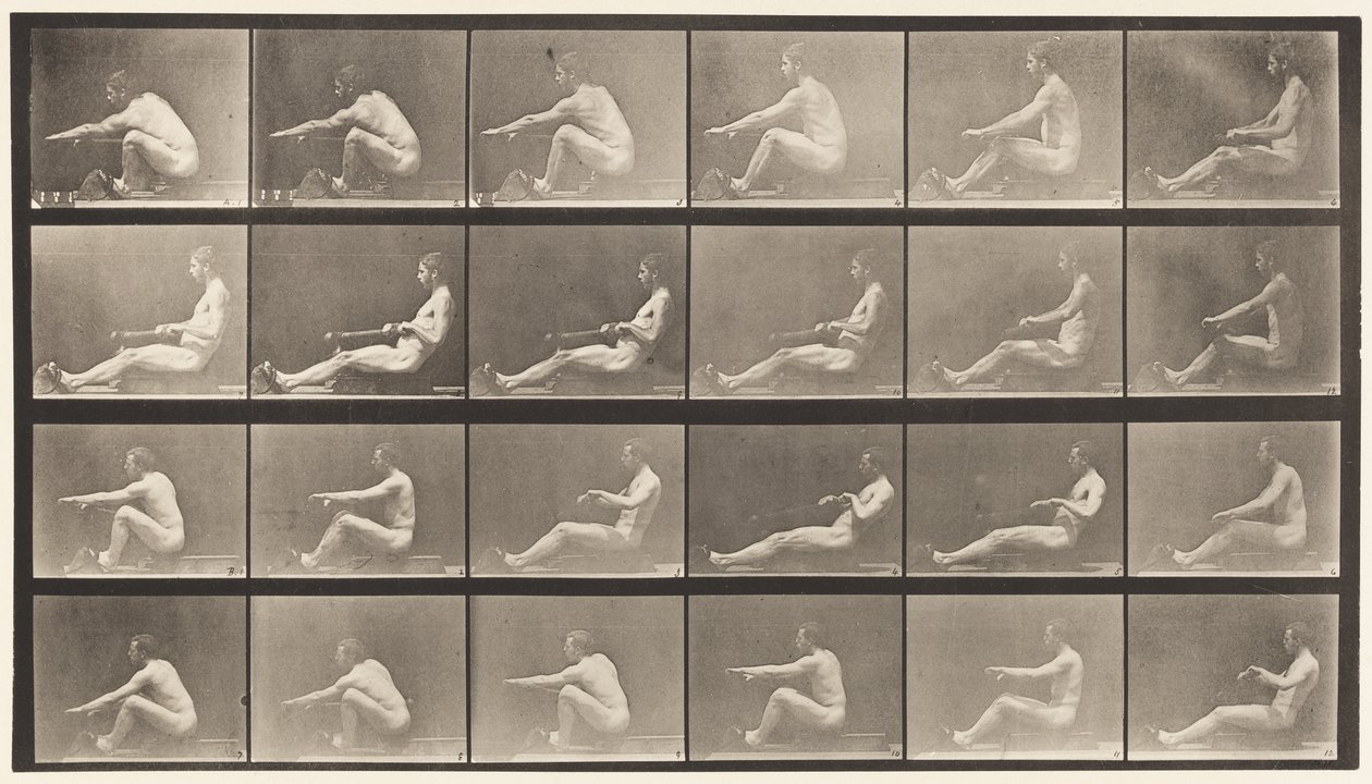 Płyta 492. A autorstwa Eadweard Muybridge