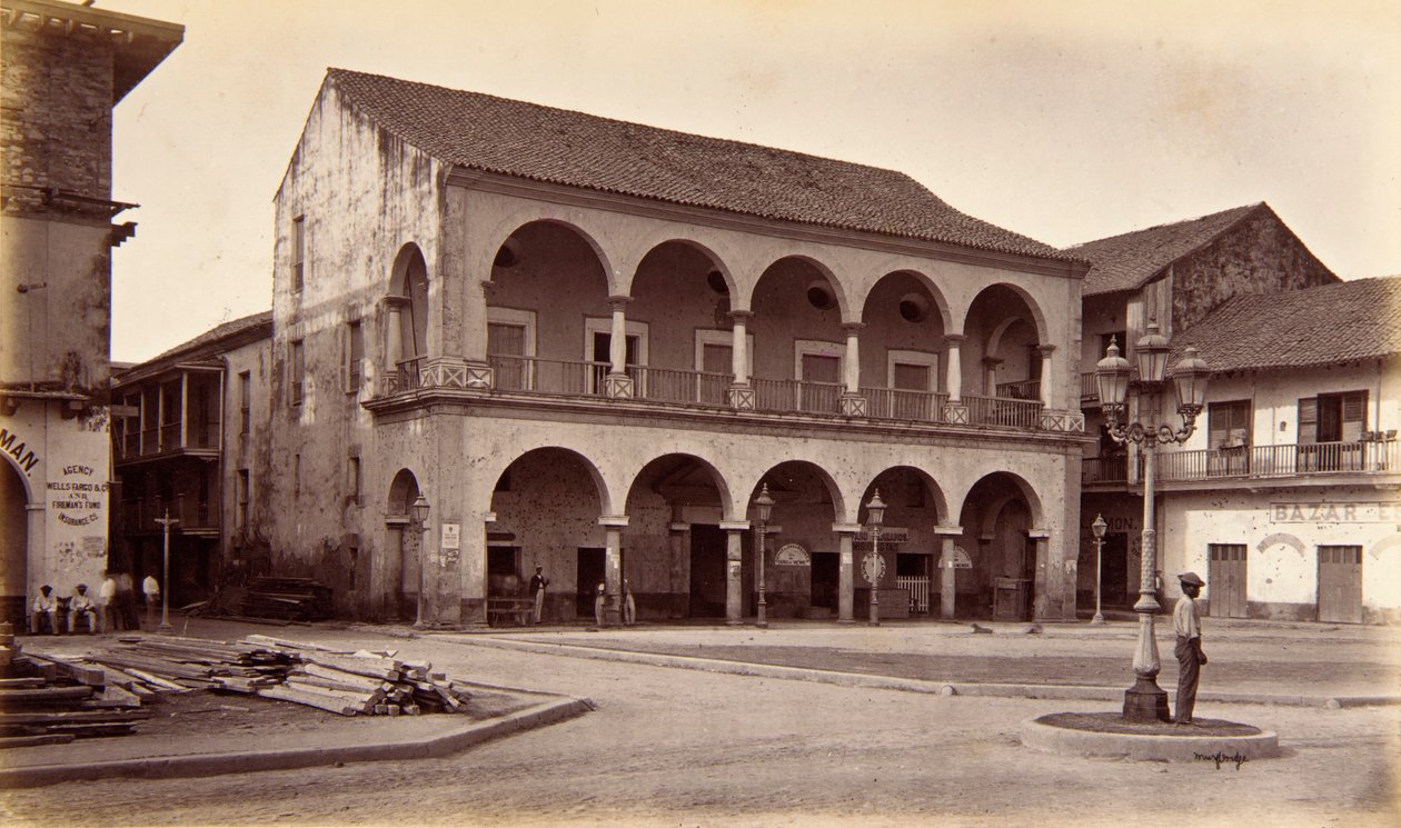 Cabildo, Panama autorstwa Eadweard Muybridge