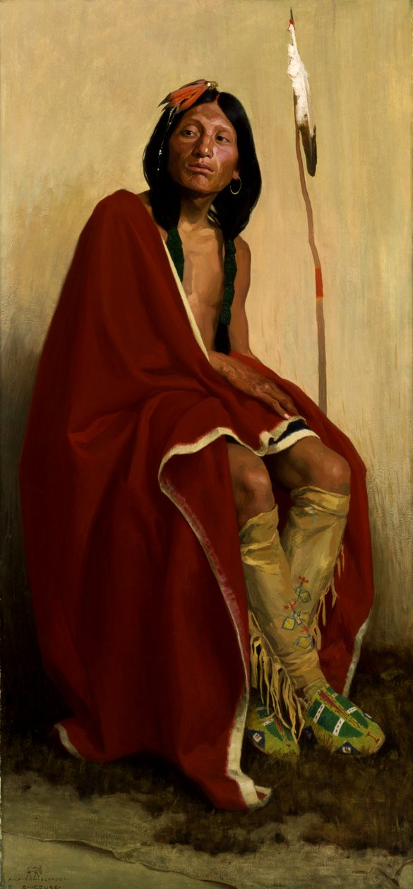 Łosi-stopa plemienia Taos, 1909. autorstwa Eanger Irving Couse