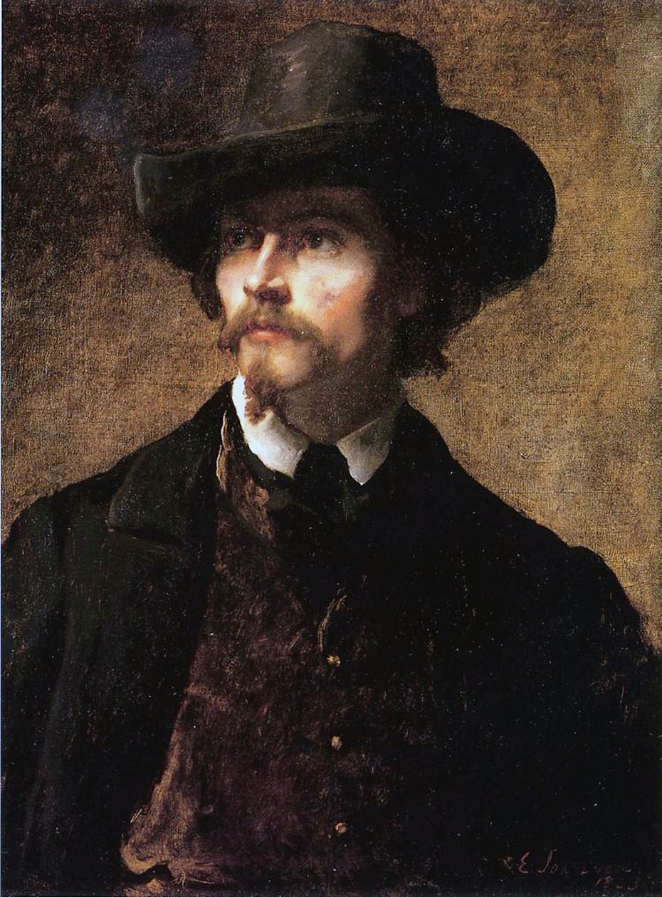 Autoportret, 1853 autorstwa Eastman Johnson