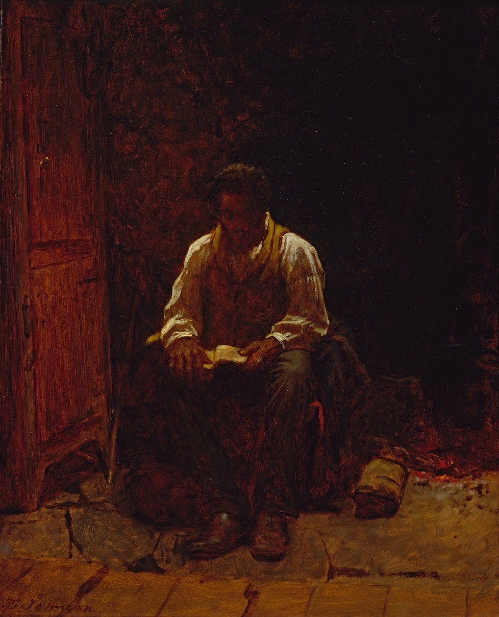 Pan jest pasterzem moim autorstwa Eastman Johnson
