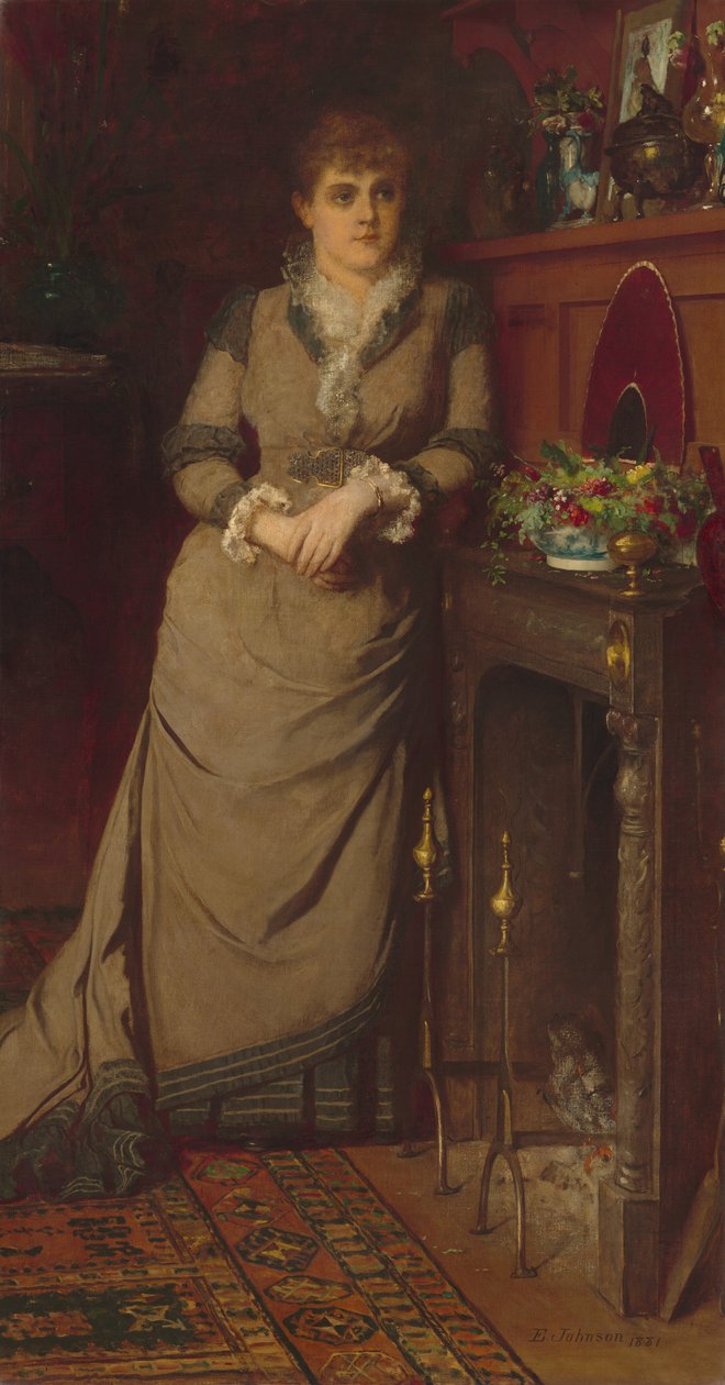 Harriet Hubbard Ayer, 1881. autorstwa Eastman Johnson