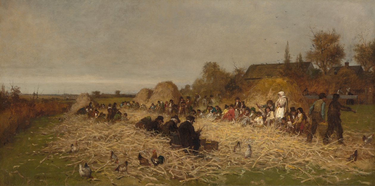 Pszczoła łuska, wyspa Nantucket, 1876. autorstwa Eastman Johnson