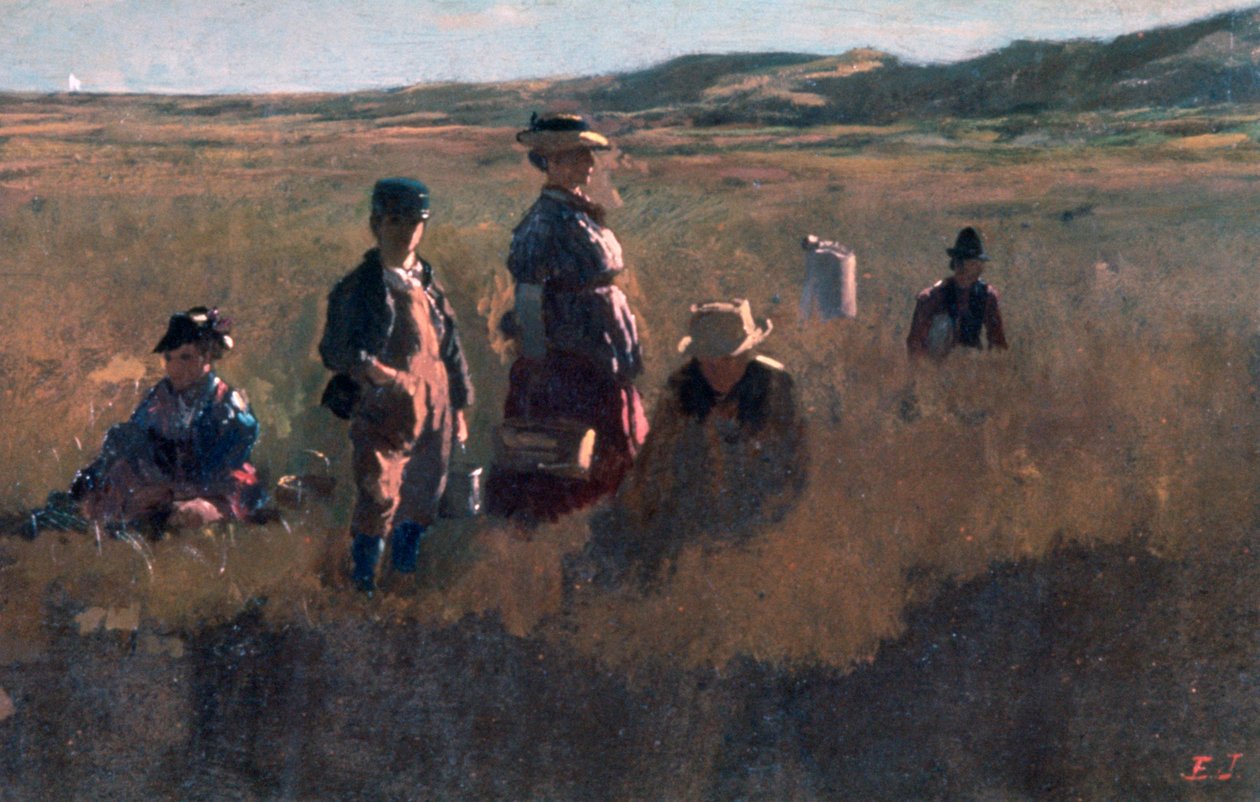 W polu, c1875 autorstwa Eastman Johnson