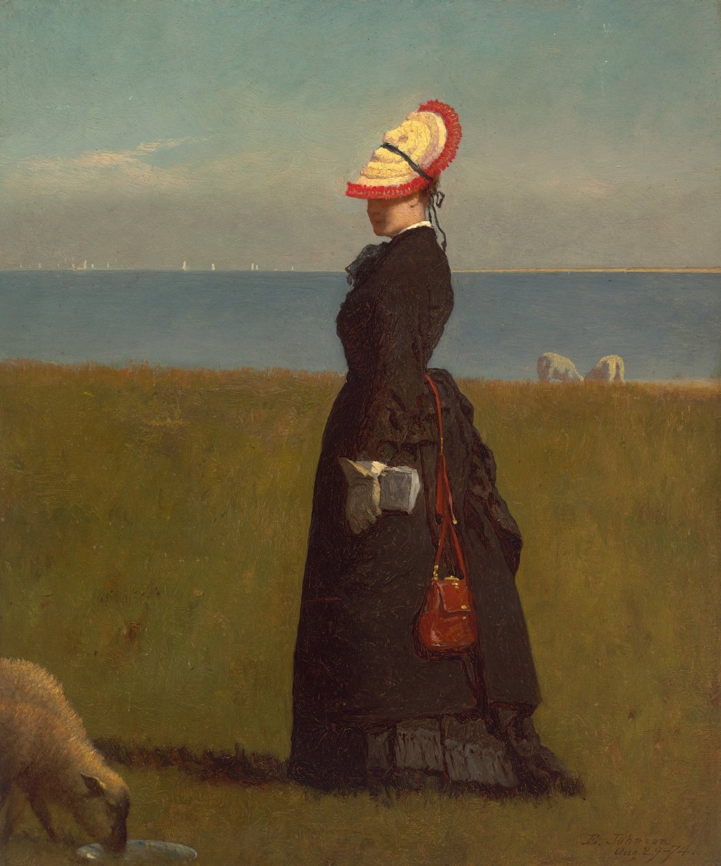 Baranki, Nantucket, 1874. autorstwa Eastman Johnson