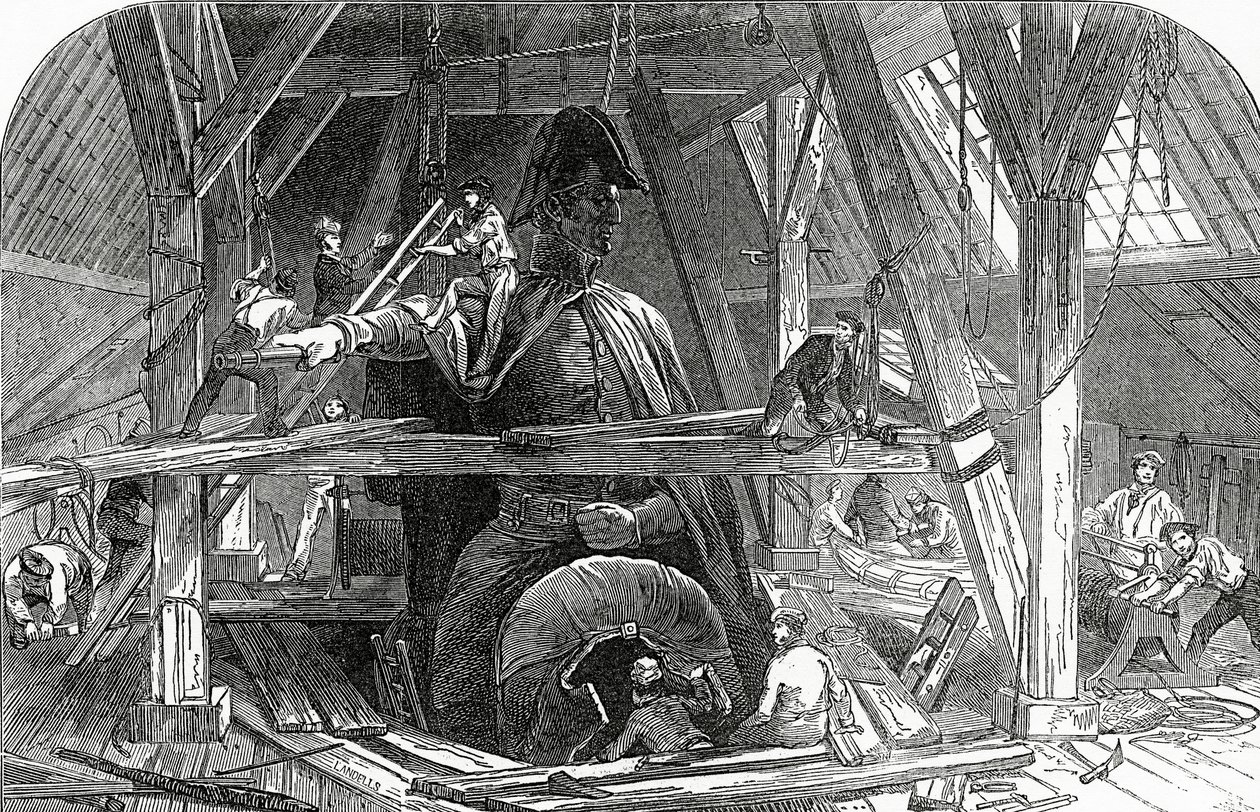Odlewnia pana Wyatta, opublikowana w The Illustrated London News, 11 lipca 1846 r. autorstwa Ebenezer Landells