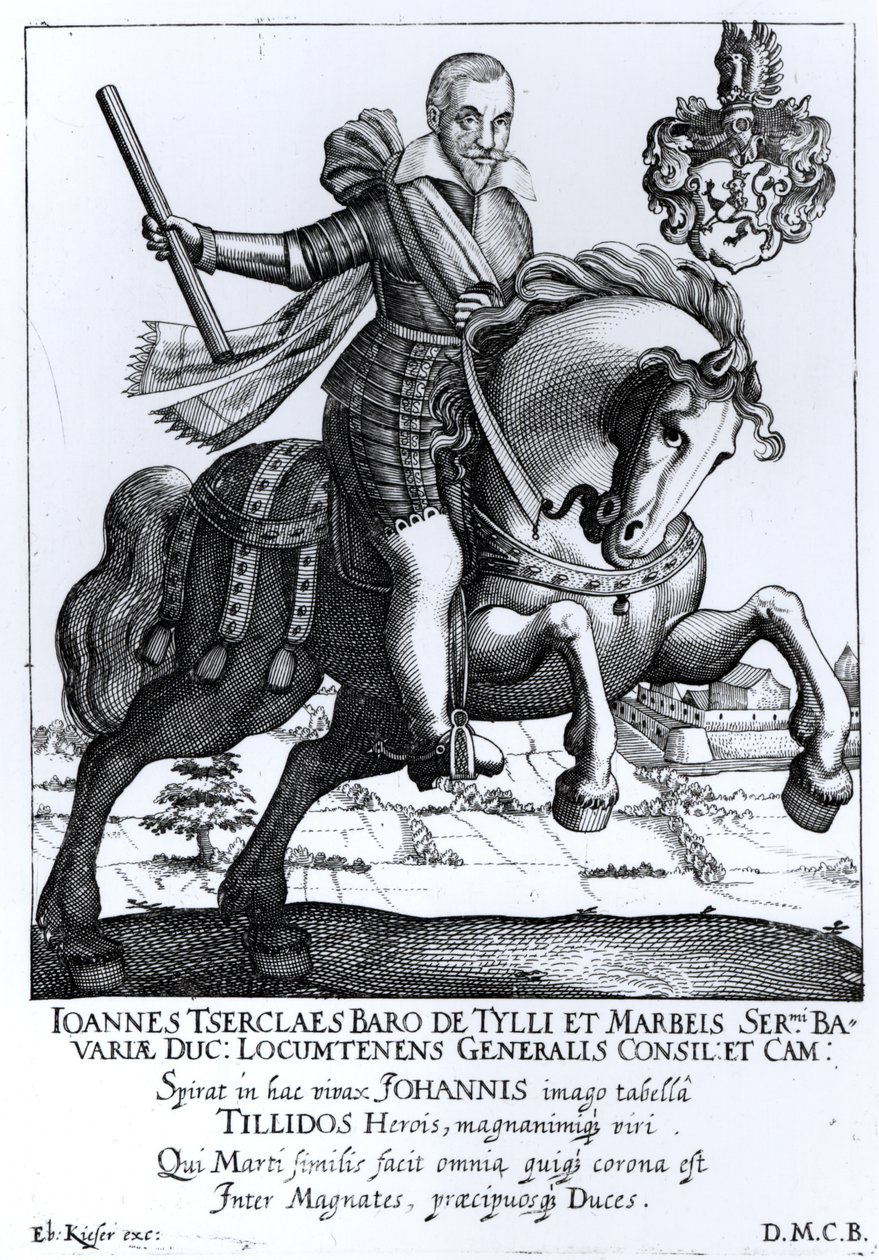 Johann Tserclaes, hrabia Tilly (1559-1632) autorstwa Eberhard Kieser