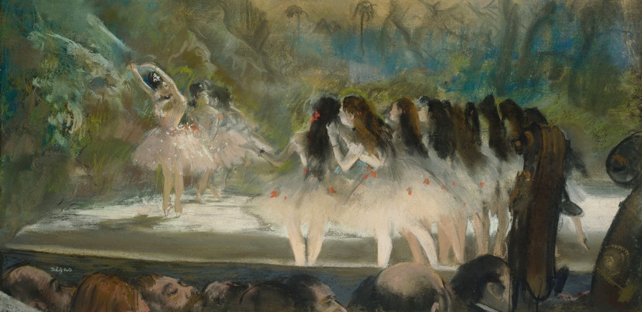 Balet w Operze Paryskiej autorstwa Edgar Degas