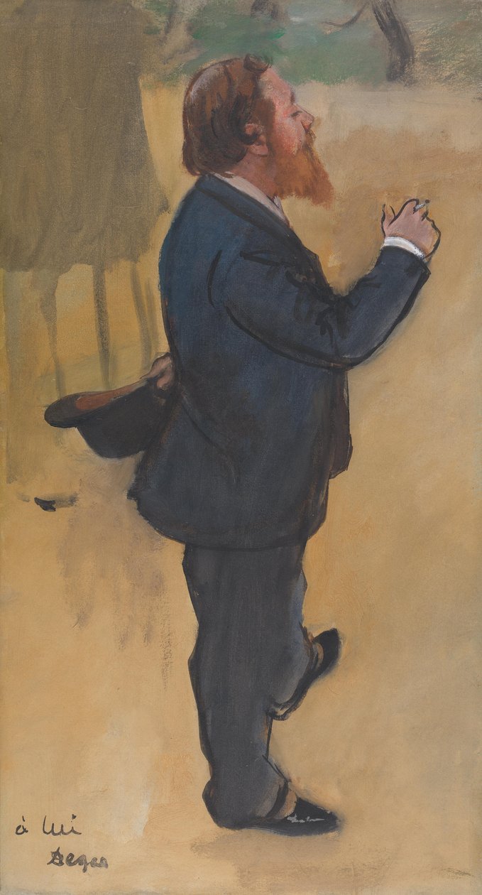 Carlo Pellegrini autorstwa Edgar Degas