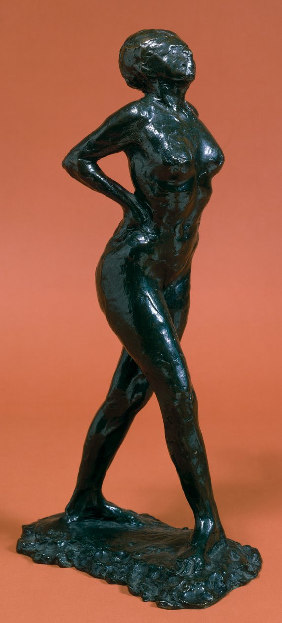 Tancerka w spoczynku, c.1882-95 (brąz) autorstwa Edgar Degas