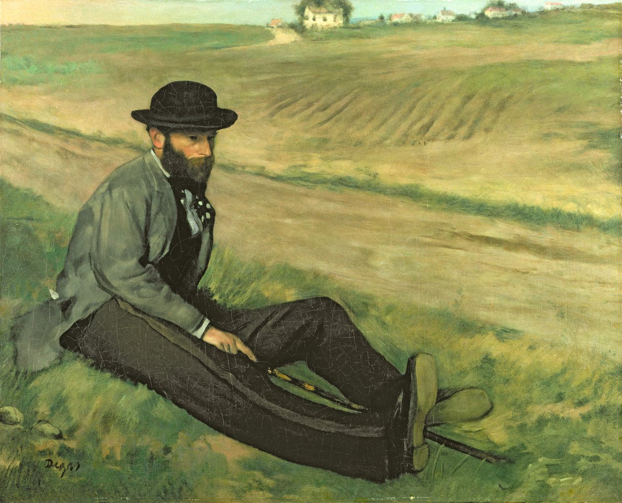 Eugeniusz Manet autorstwa Edgar Degas