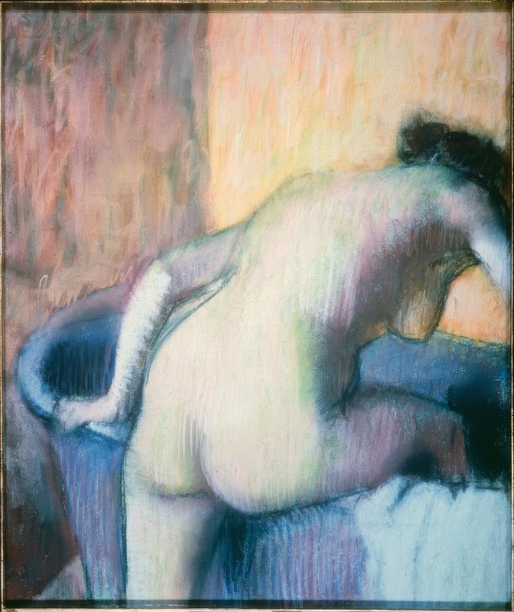 Kobieta wchodząca do wanny autorstwa Edgar Degas