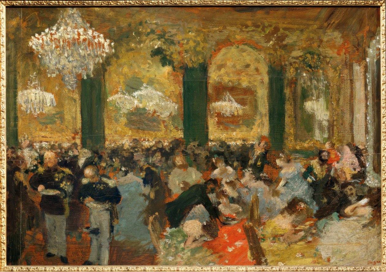 Kolacja na balu autorstwa Edgar Degas