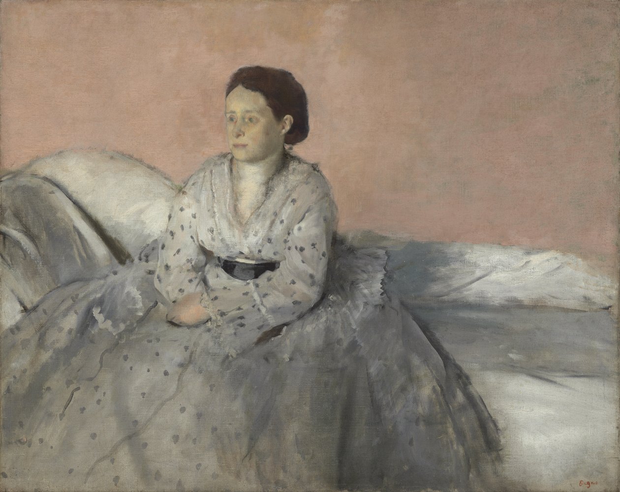 Madame René de Gas, 1872-3 autorstwa Edgar Degas