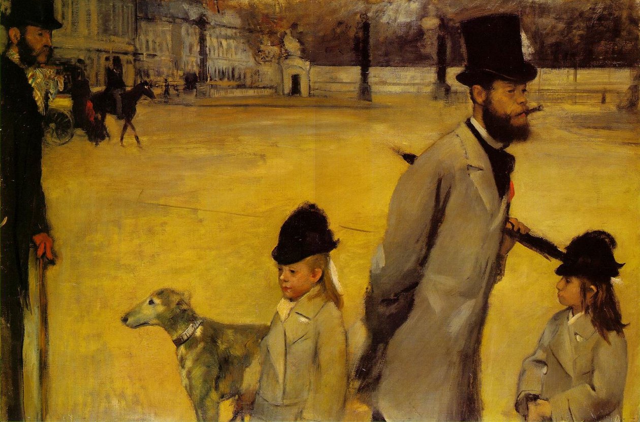 Place de la Concorde autorstwa Edgar Degas