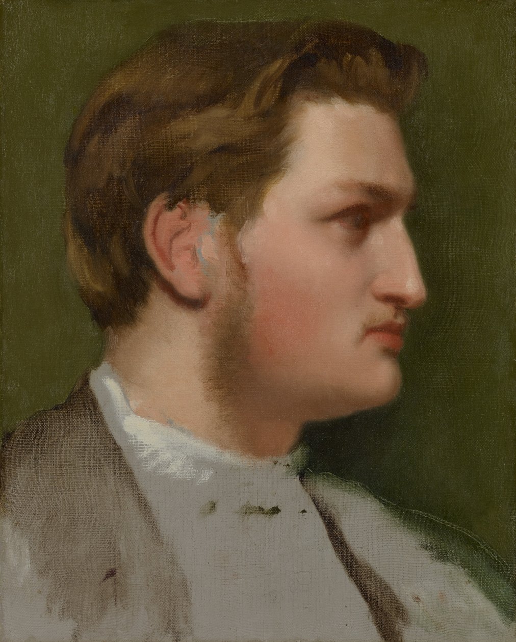 Portret Paula Valpinçona, c.1855 autorstwa Edgar Degas