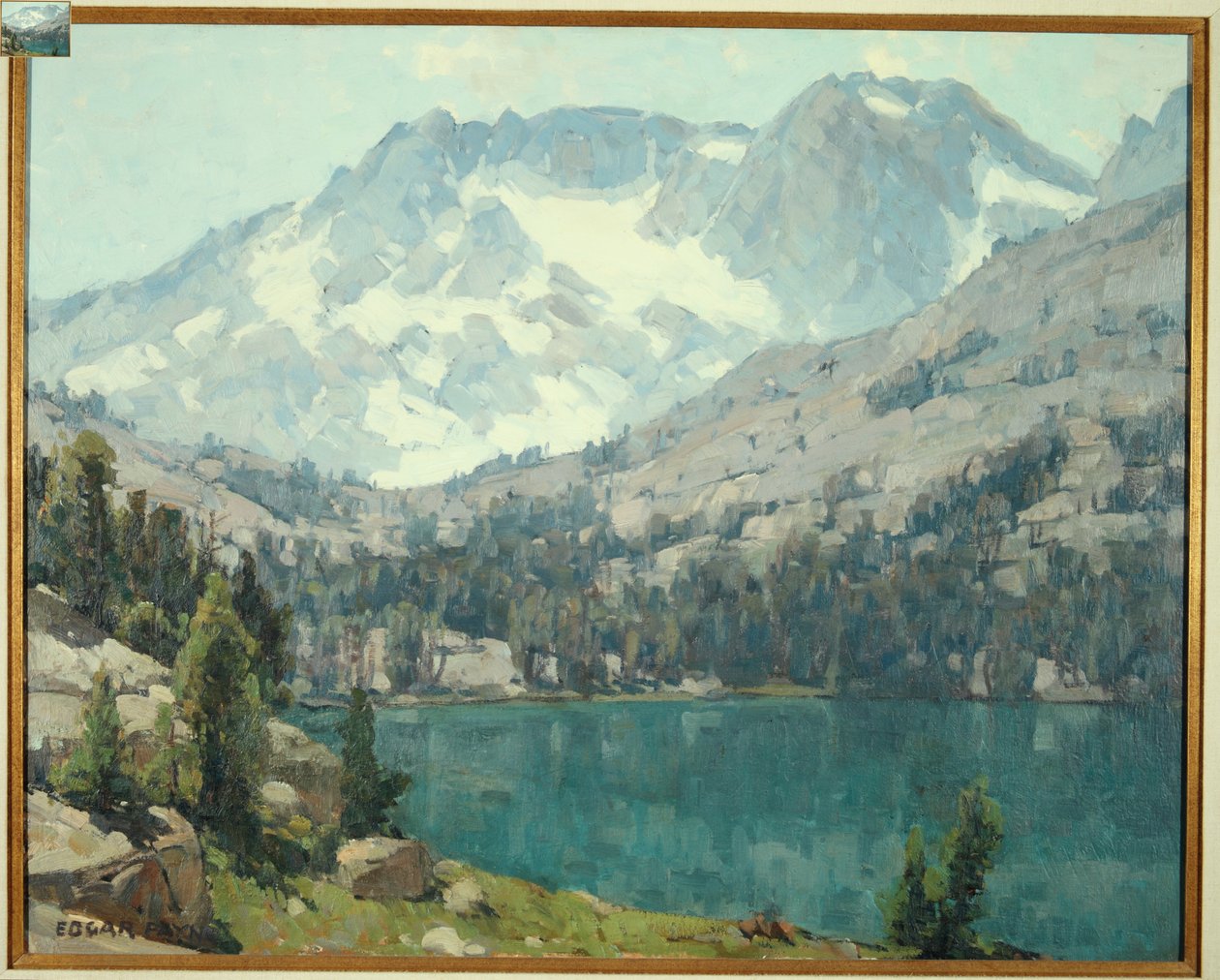 Sierra Lake (olej na płótnie) autorstwa Edgar Alwin Payne