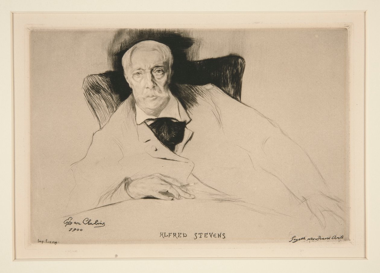 Alfreda Stevensa autorstwa Edgar Chahine