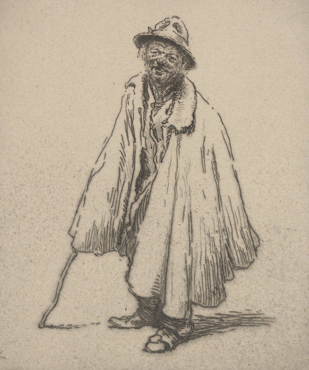 Francesconi (akwaforta) autorstwa Edgar Chahine