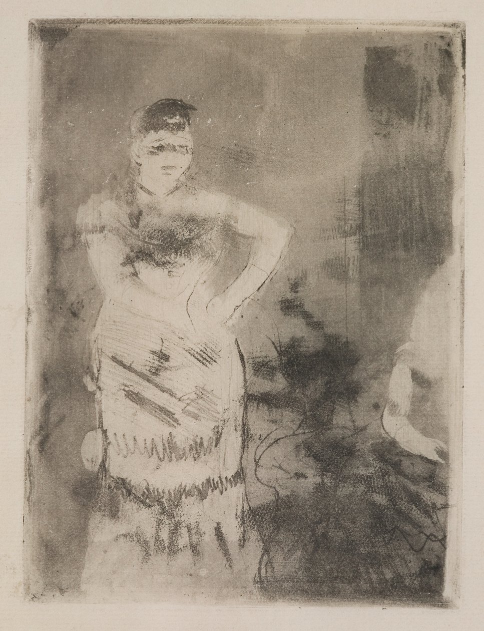 A Singer autorstwa Edgar Degas