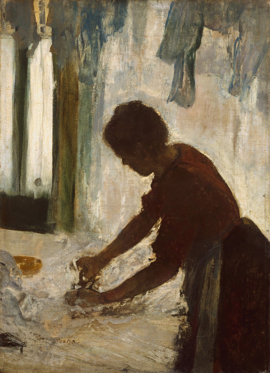Prasująca kobieta, 1873. autorstwa Edgar Degas