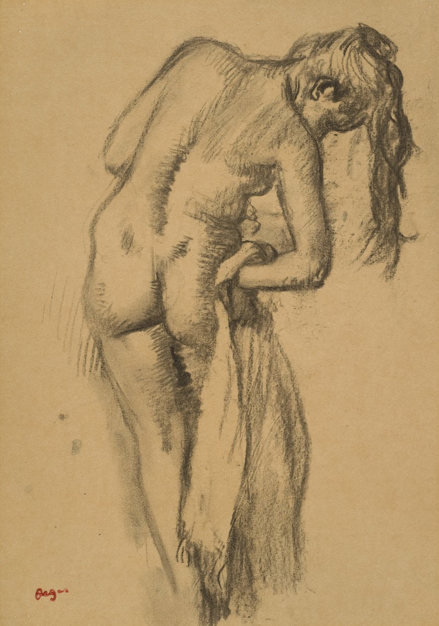 Po kąpieli, ok. 1891-92 autorstwa Edgar Degas