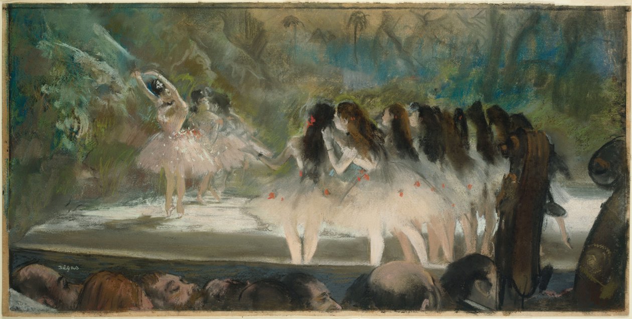 Balet w Operze Paryskiej autorstwa Edgar Degas