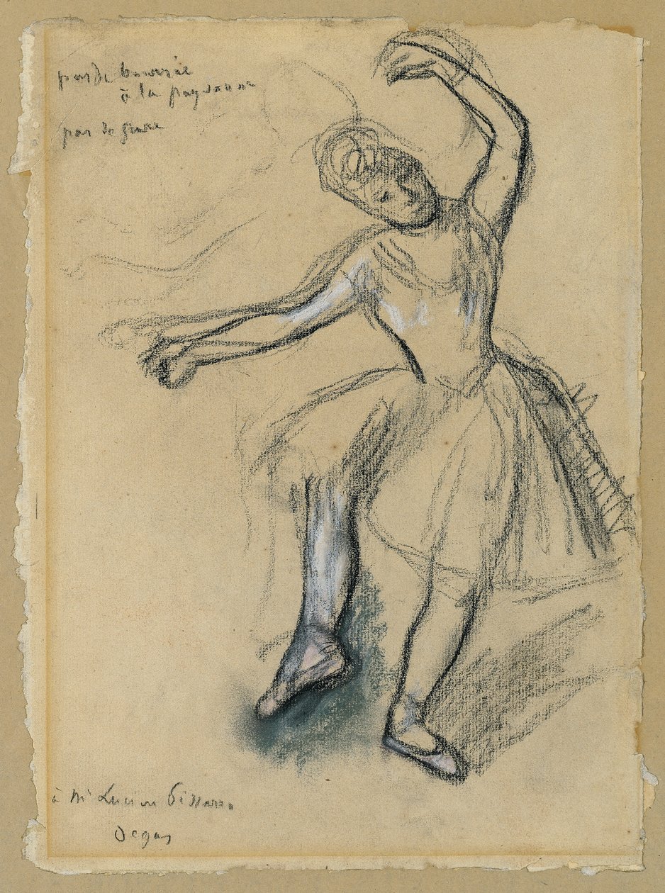 tańczyć; Tancerz, lata 80. XIX wieku autorstwa Edgar Degas