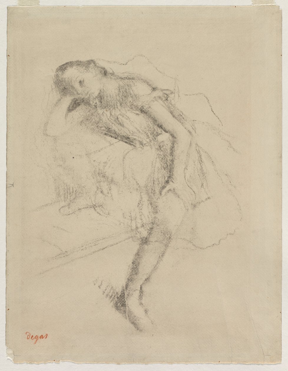 Tancerka w spoczynku, ok. 1895. autorstwa Edgar Degas