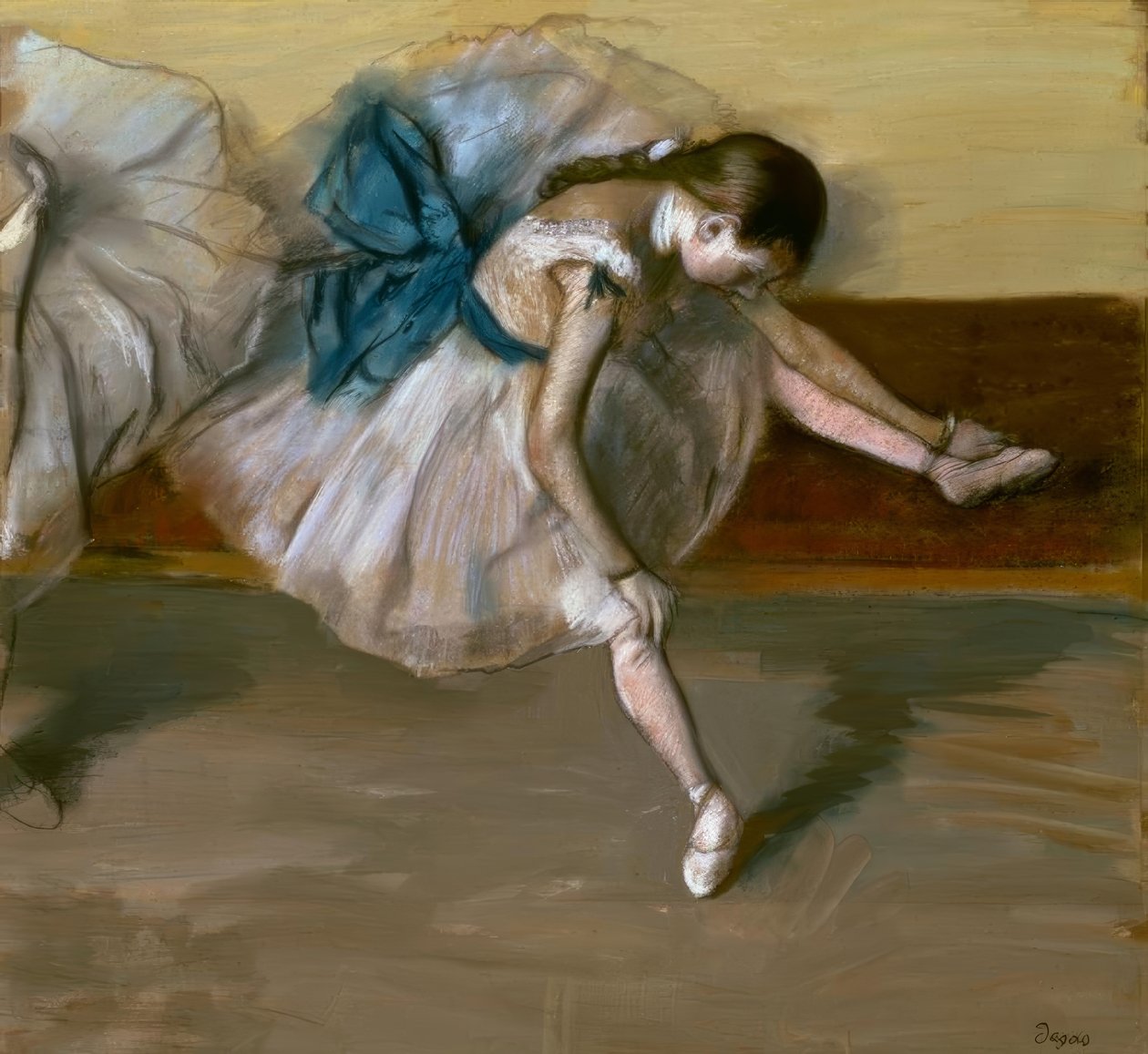 Tancerz odpoczywa autorstwa Edgar Degas