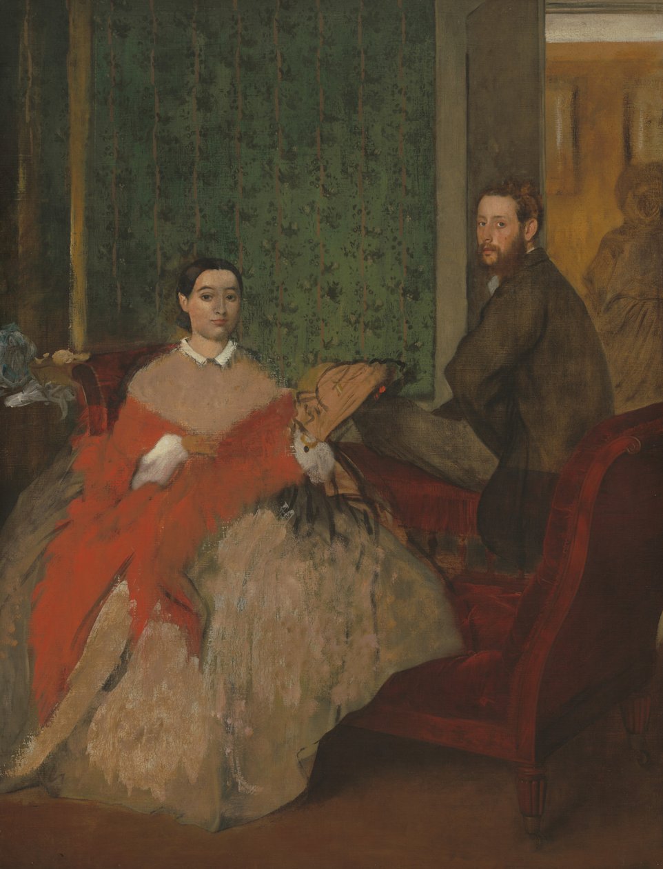 Edmondo i Thérèse Morbilli, ok. 1930 r. 1865. autorstwa Edgar Degas