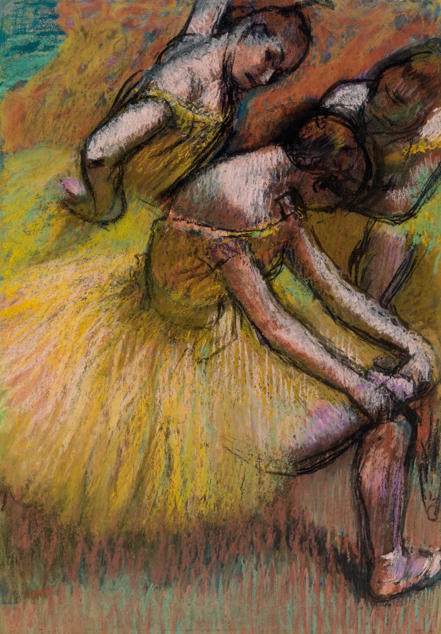 Grupa Tancerzy autorstwa Edgar Degas