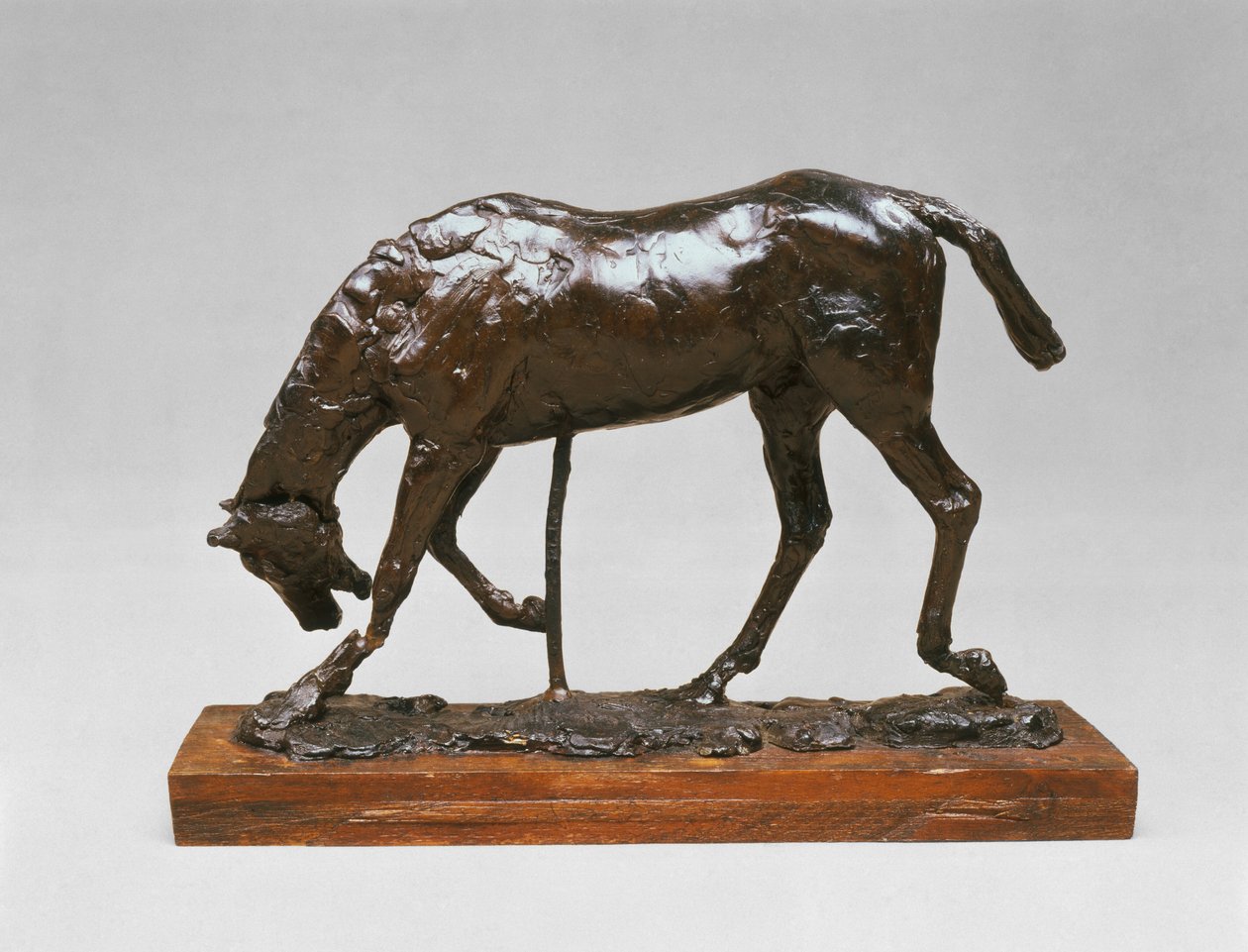 Koń z opuszczoną głową, lata 80. i 90. XIX wieku. autorstwa Edgar Degas