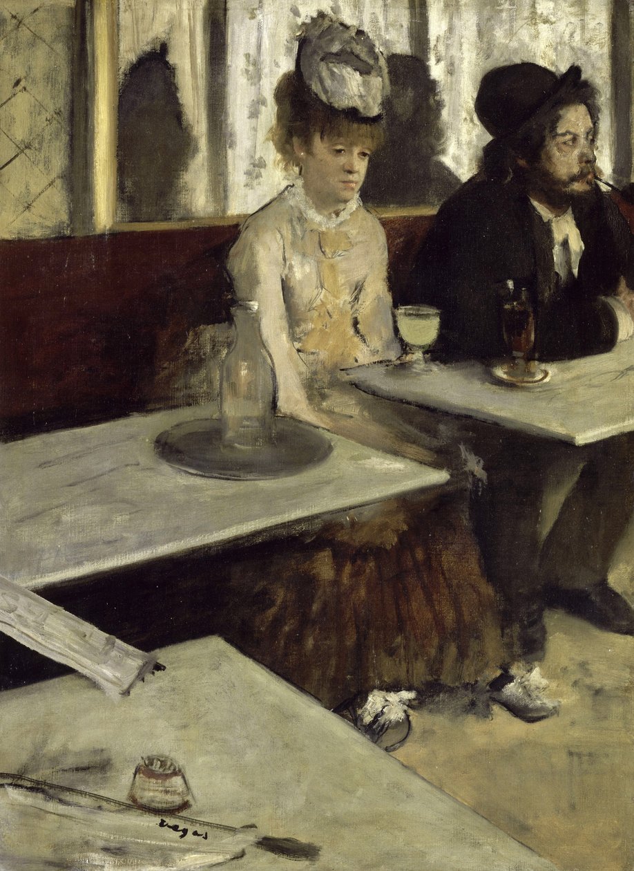 W kawiarni autorstwa Edgar Degas