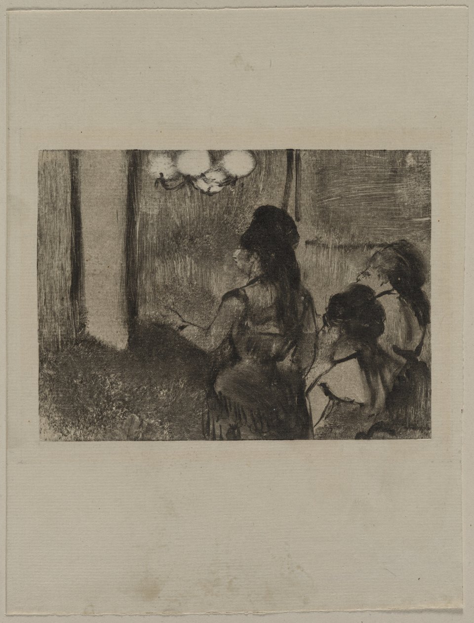 W Salonie ok. godz. 1880. autorstwa Edgar Degas