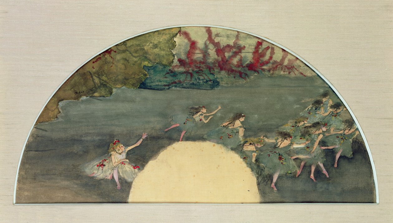 Farandole, 1879 autorstwa Edgar Degas