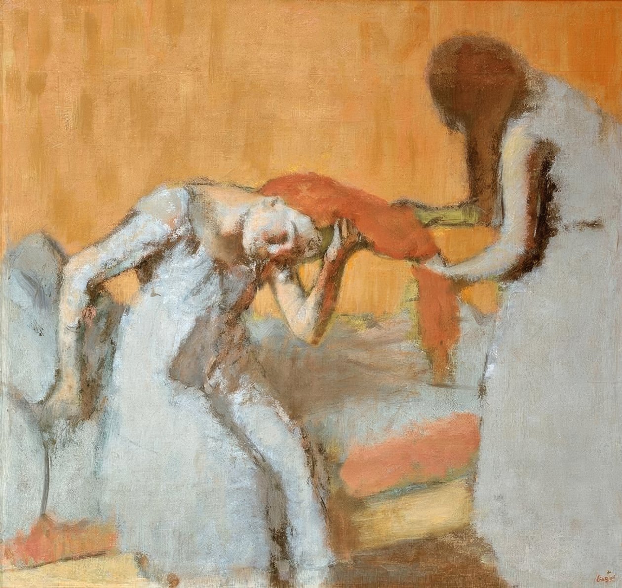 Fryzura autorstwa Edgar Degas