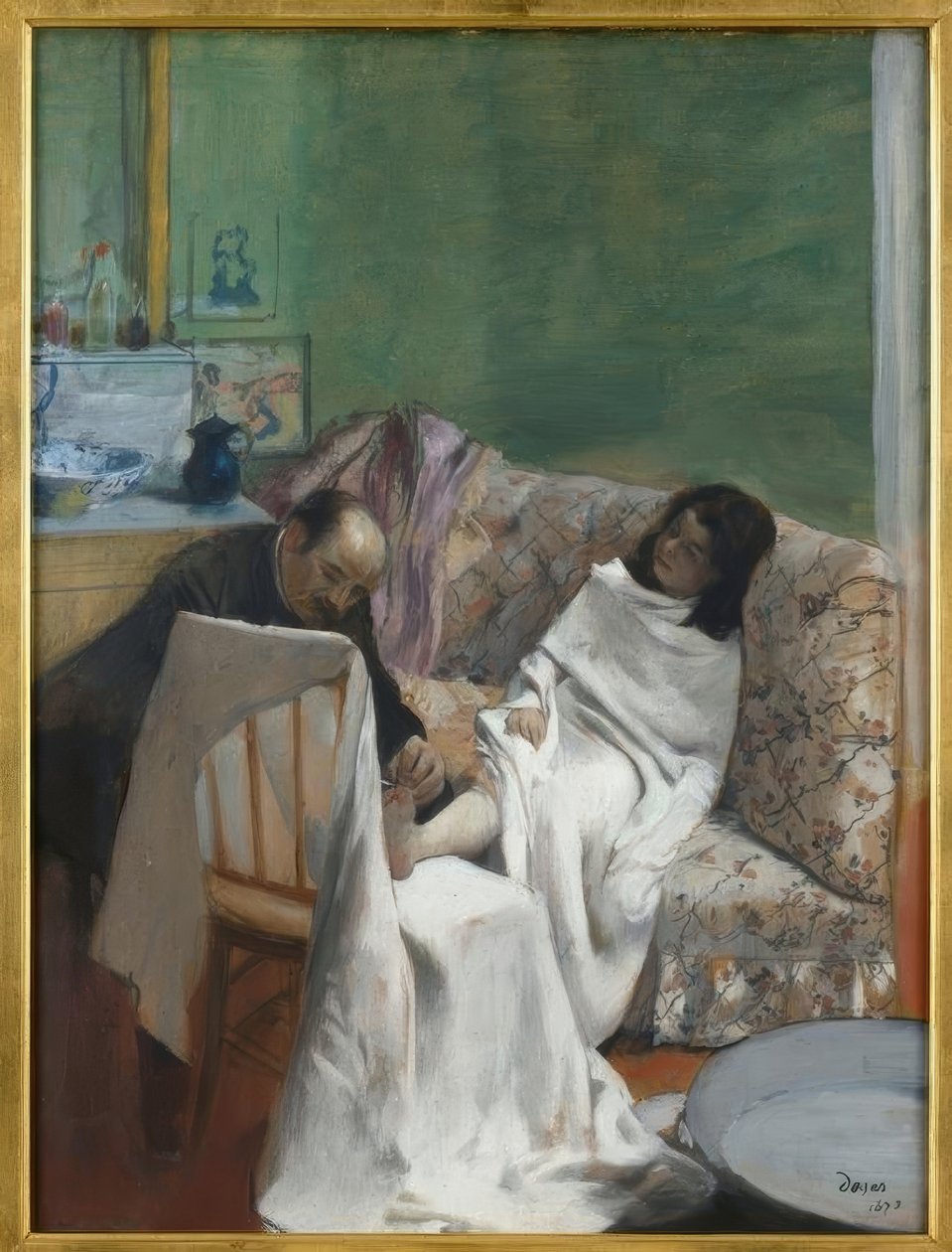 Pedicure autorstwa Edgar Degas