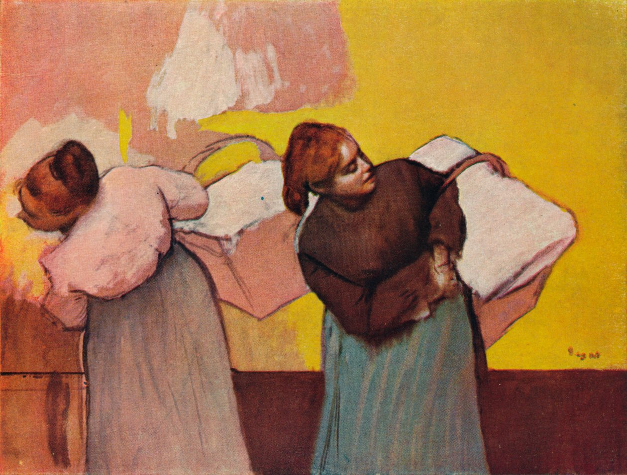 Praczki, ok. 1878 r. autorstwa Edgar Degas