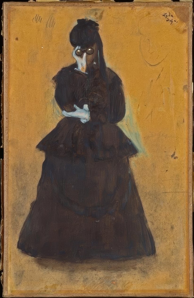 Lyda (Kobieta z teleskopem) autorstwa Edgar Degas