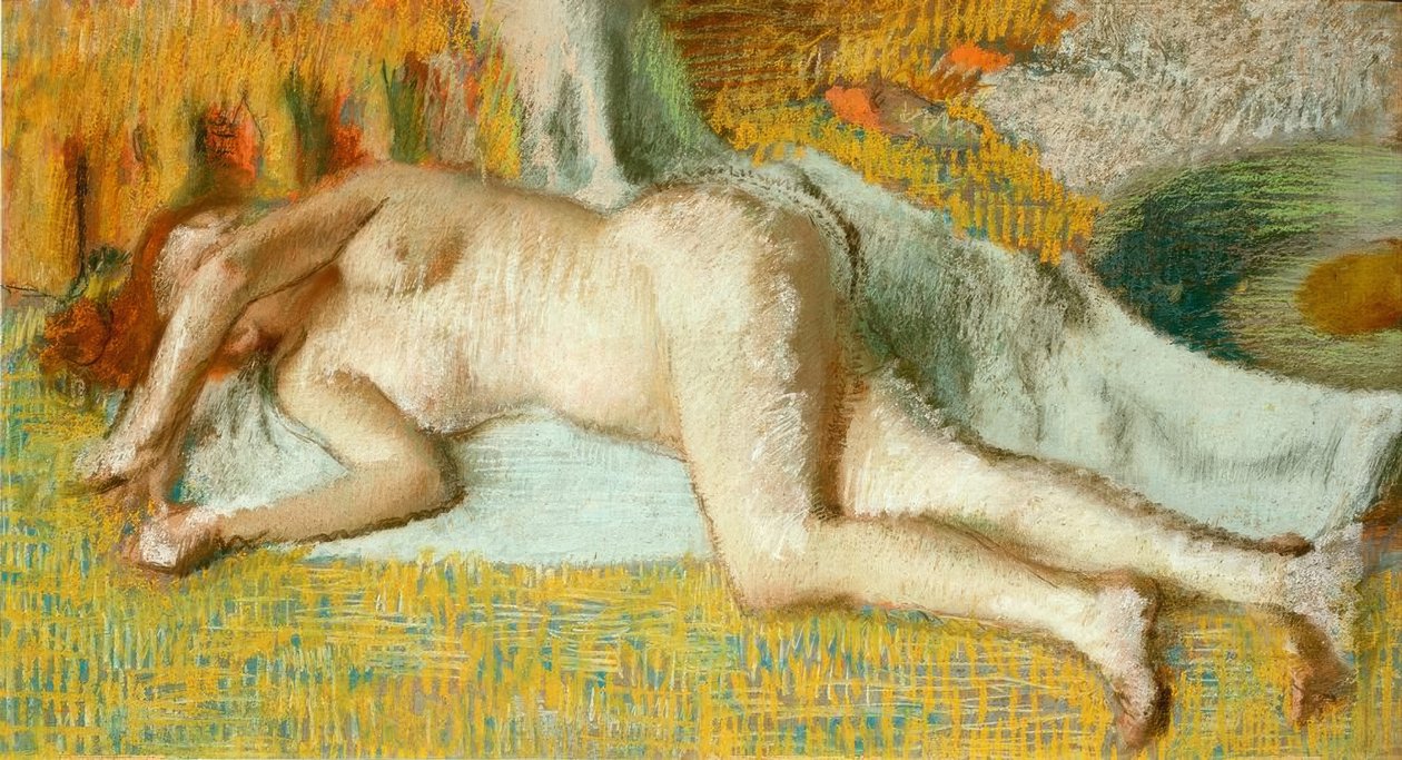 Po kąpieli autorstwa Edgar Degas