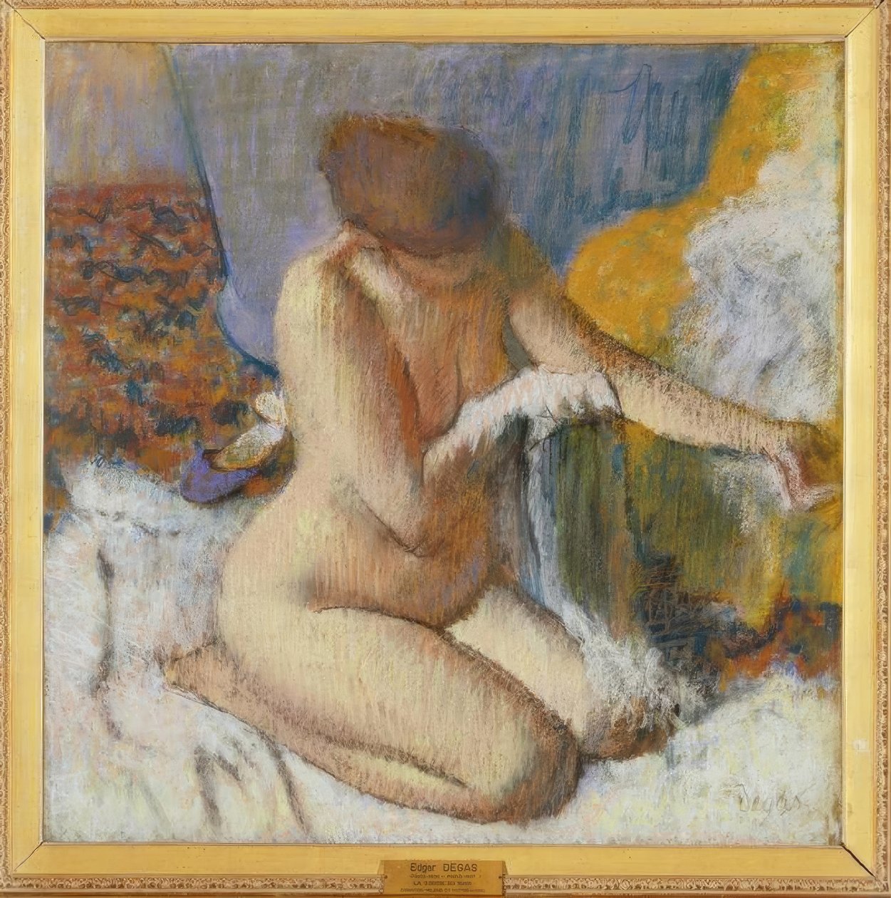 Nago po kąpieli autorstwa Edgar Degas