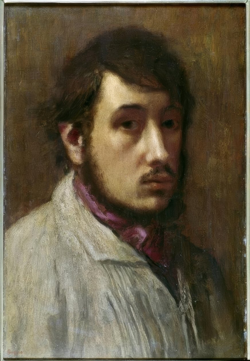 Portret mężczyzny autorstwa Edgar Degas