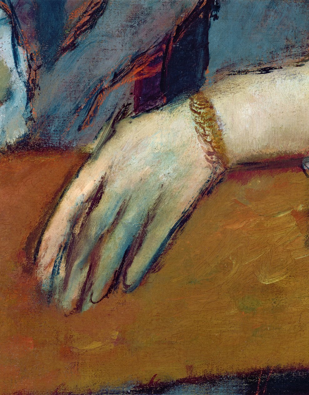Portret Helene Rouart (1886) (fragment) autorstwa Edgar Degas