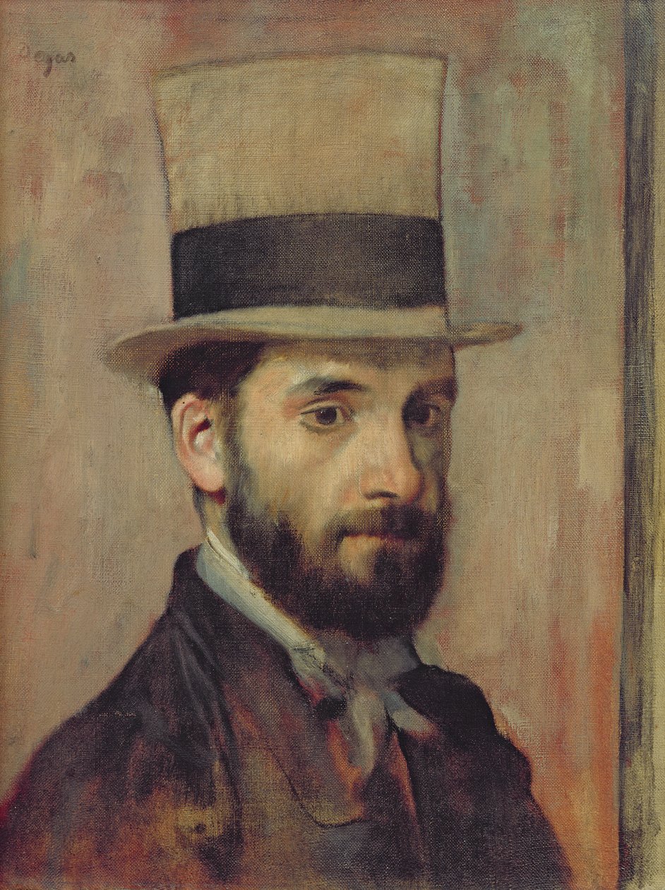 Portret Leona Bonnata (1833-1922) ok. 1863 r. autorstwa Edgar Degas