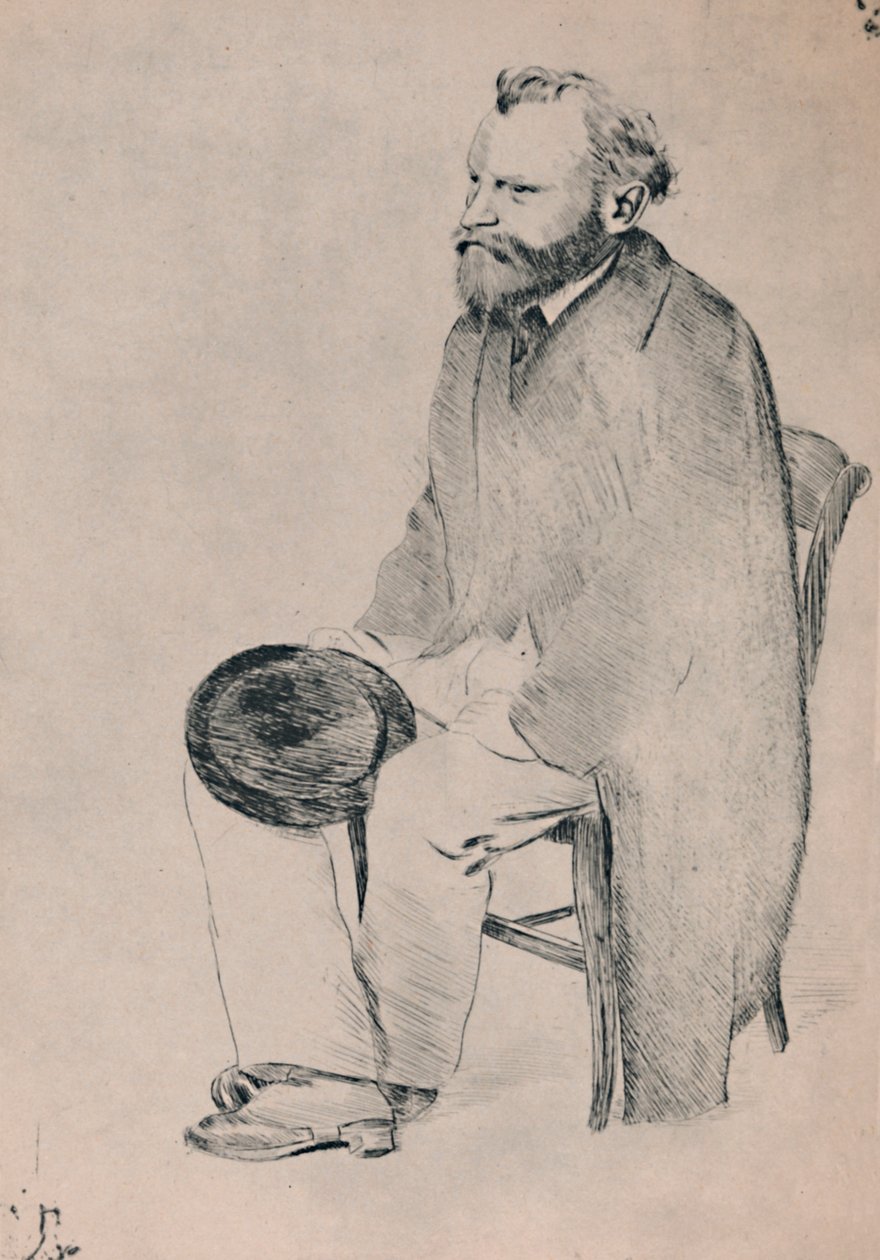 Portret siedzącego Maneta, ok. 1865, 1946. autorstwa Edgar Degas